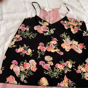 Juniors Reversible Floral Sleeveless Blouse Size Small.